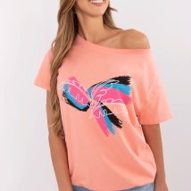 Tshirt Damski Model CLM-TS-1019.79 Coral – Factory Price