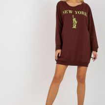 Bluza Damska Model VI-BL-3212.15X Dark Brown – Factory Price