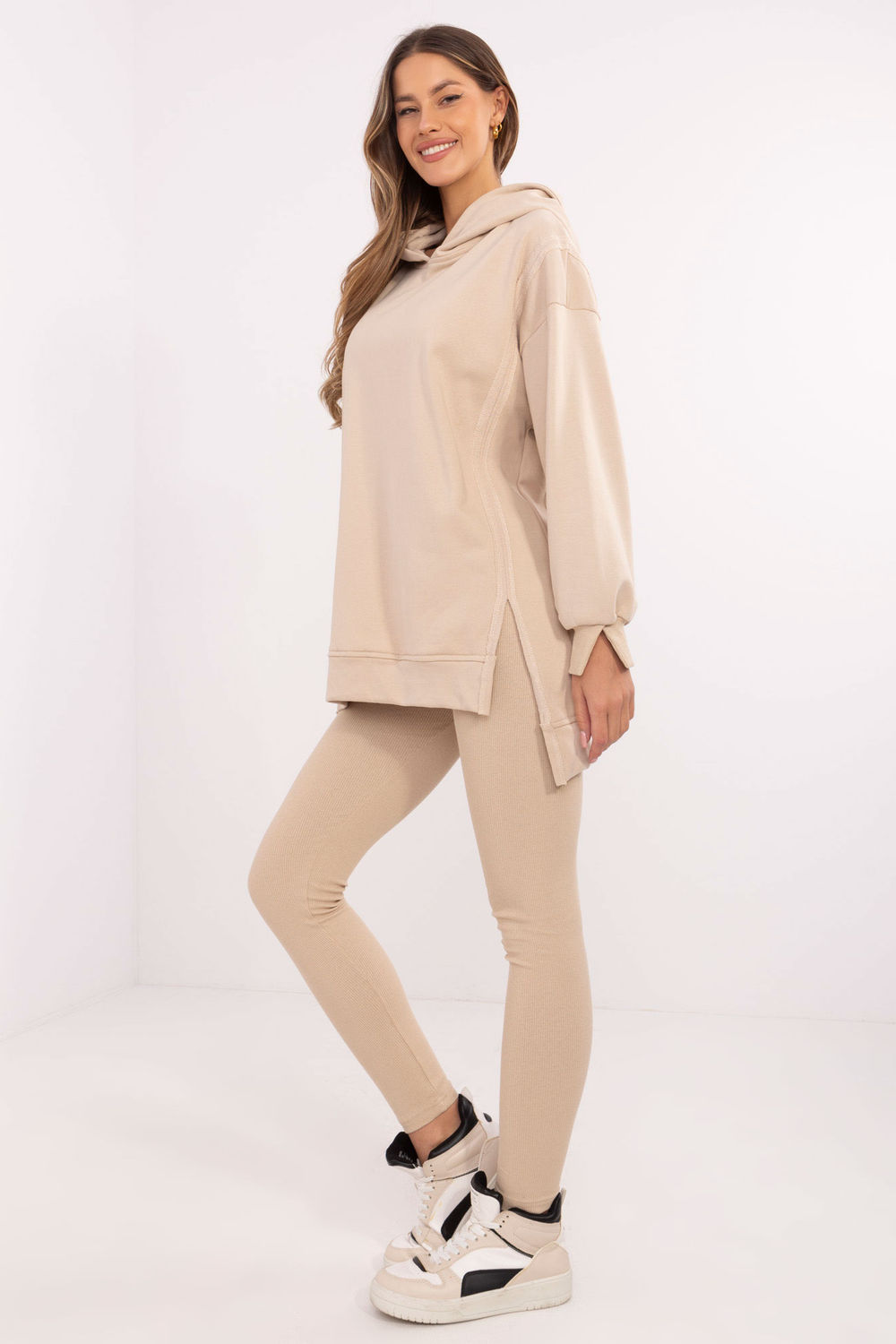 Spodnie Komplet Model EM-KMPL-858.79P Beige - Factory Price - obrazek 3