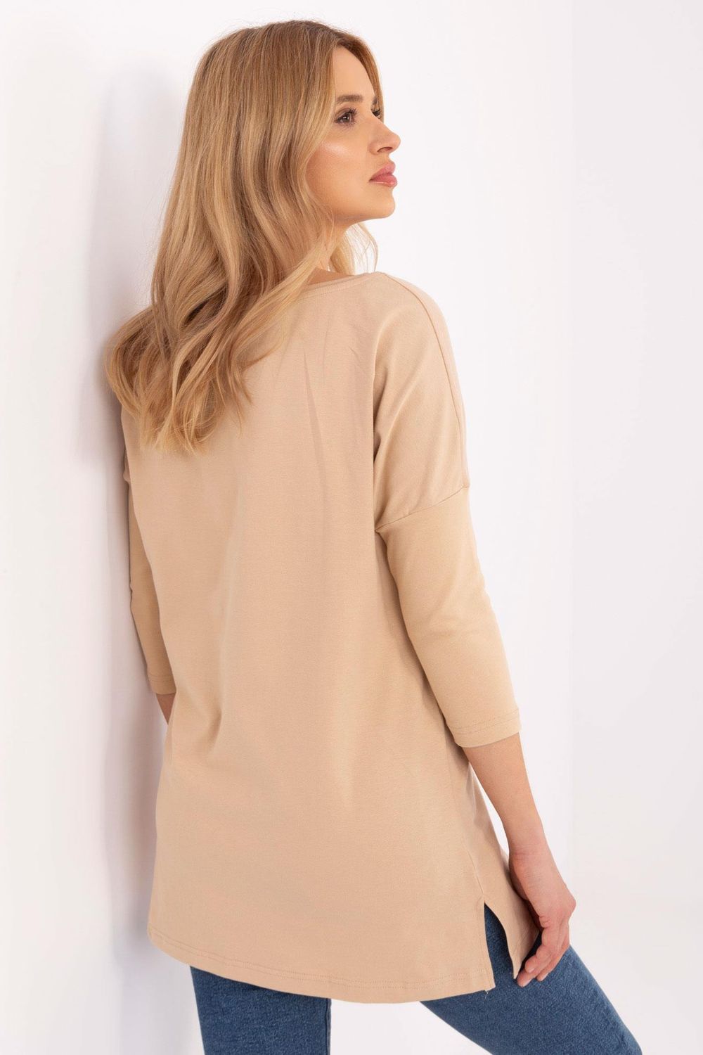 Bluzka Model CLM-BZ-0052.37 Camel - Factory Price - obrazek 4