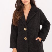 Płaszcz Damski Model IT-PL-96775.19P Black – Factory Price