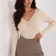 Sweter Damski Model PM-SW-DF61034.76 Light Beige – Factory Price