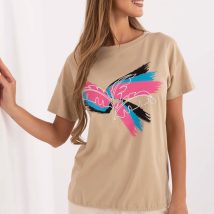 Tshirt Damski Model CLM-TS-1019.79 Camel – Factory Price