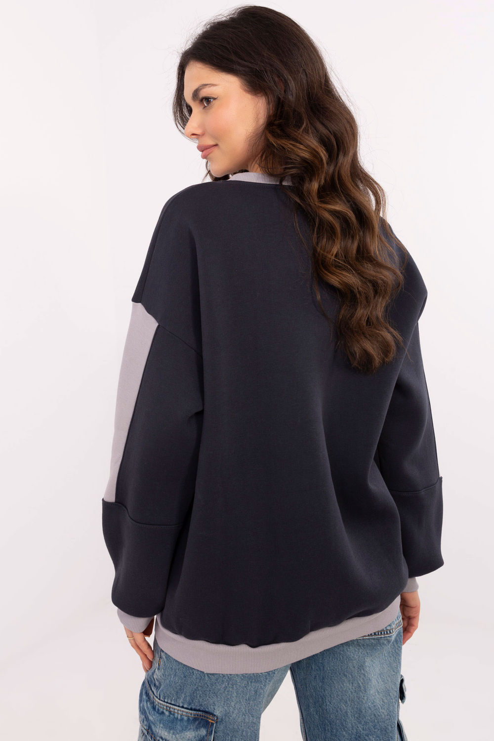 Bluza Damska Model EM-BL-983.10X Navy - Factory Price - obrazek 4