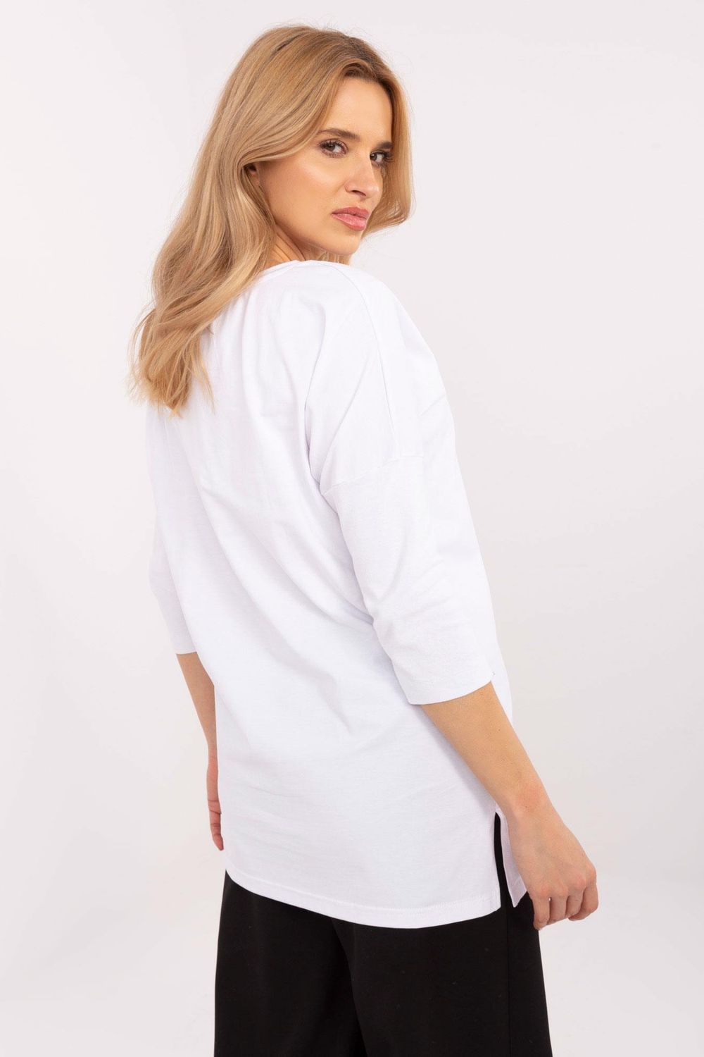 Bluzka Model CLM-BZ-0052.37 White - Factory Price - obrazek 4