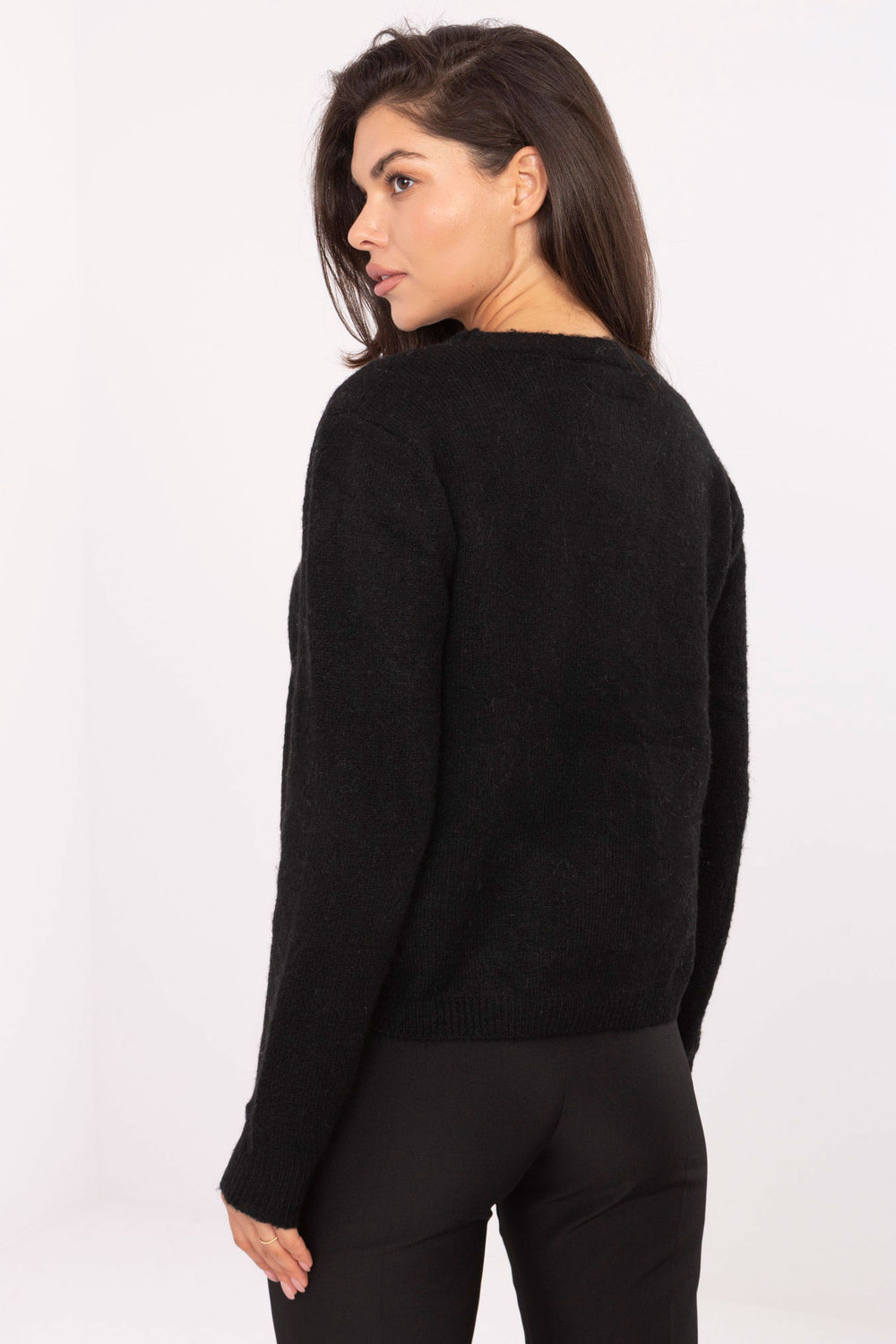 Sweter Damski Model PM-SW-F513.16 Black - Factory Price - obrazek 4