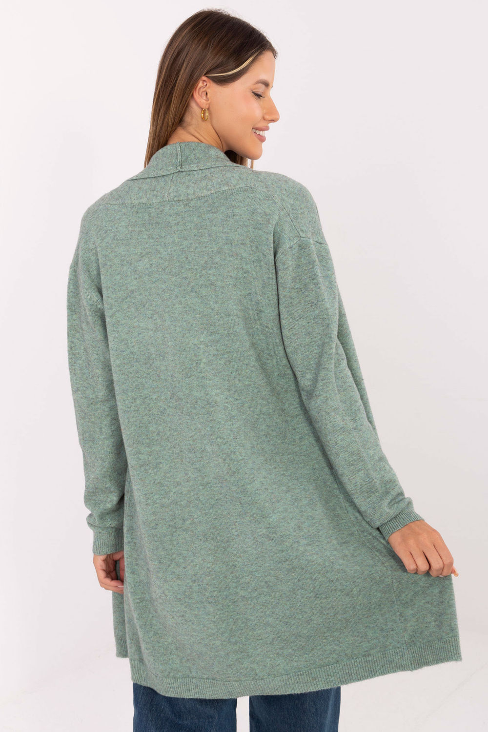 Sweter Kardigan Model PM-SW-8307.03 Mint - Factory Price - obrazek 4