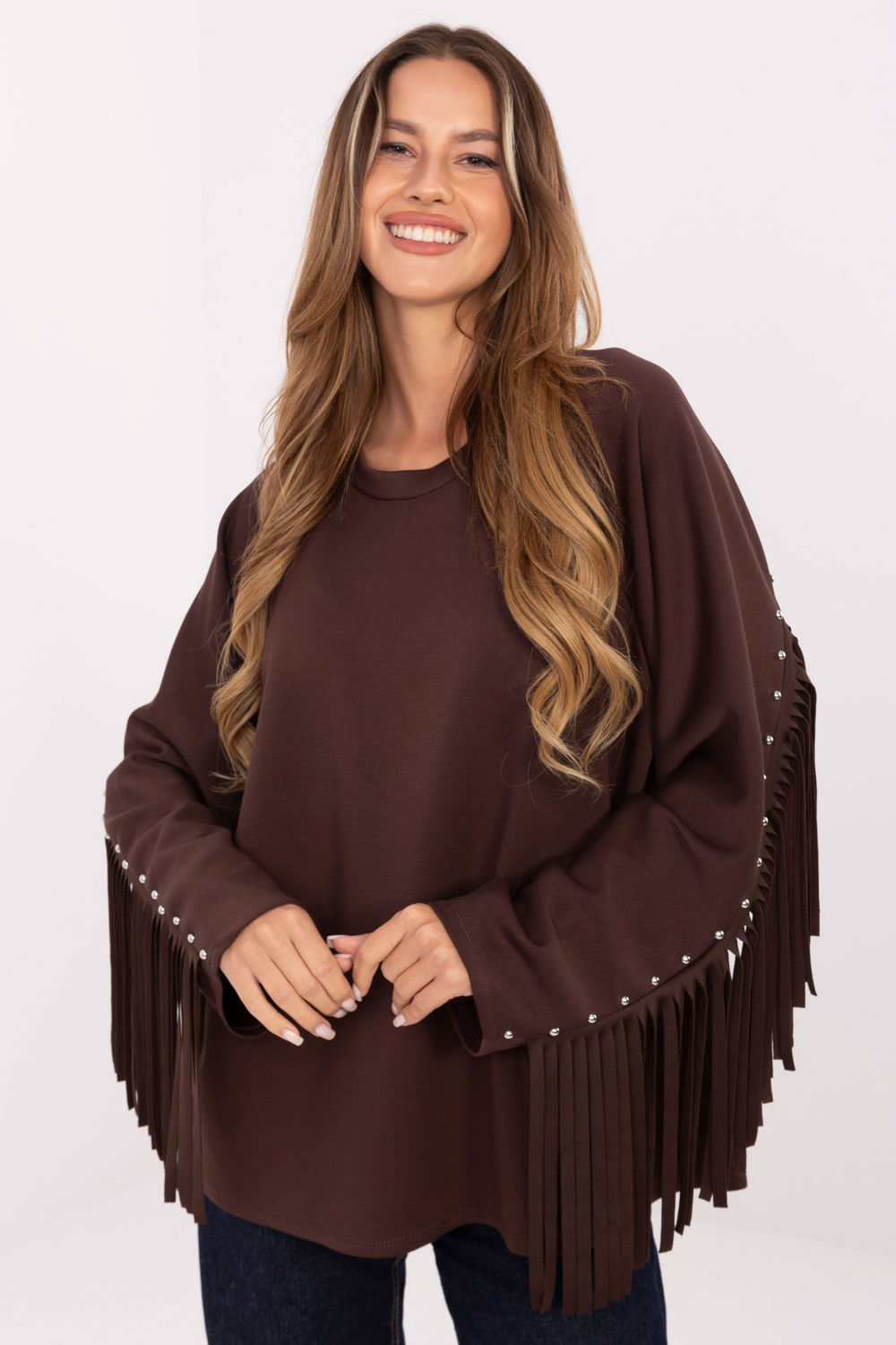 Bluza Damska Model IT-BZ-21695.10 Dark Brown - Factory Price
