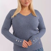 Sweter Damski Model PM-SW-PM1020.12P Grey/Blue – Factory Price