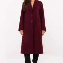 Płaszcz Damski Model IT-PL-80320.65 Bordo – Factory Price