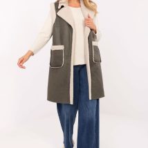 Kamizelka Model IT-KZ-96916.68 Khaki – Factory Price
