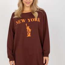 Bluza Damska Model VI-BL-3212.15X Brown/Orange – Factory Price