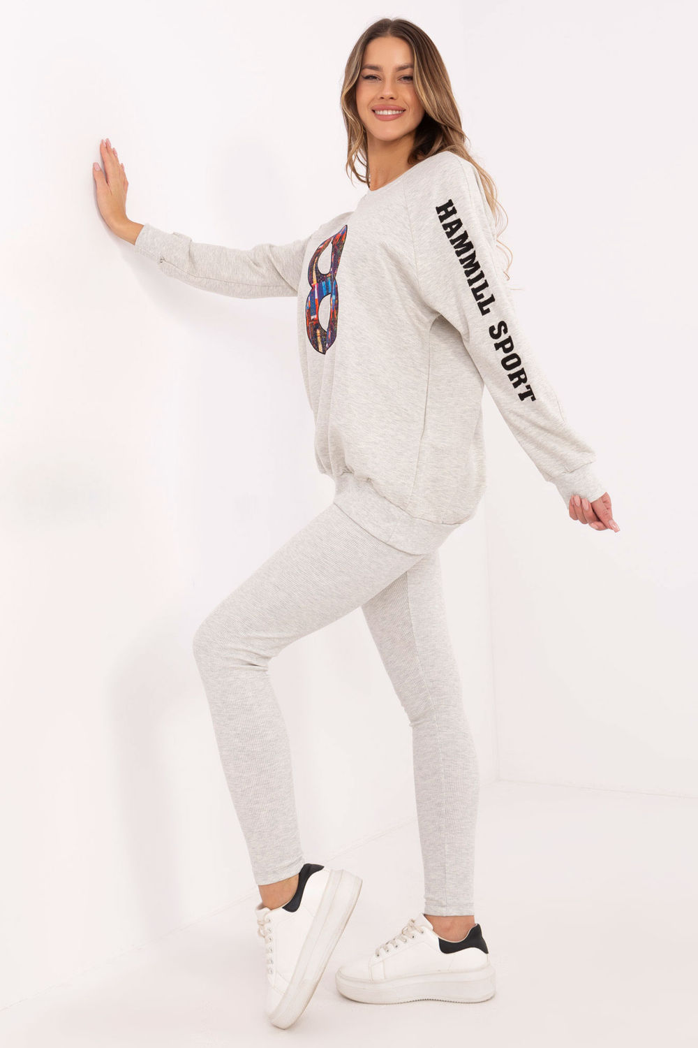 Spodnie Komplet Model EM-KMPL-850.18P Light Grey - Factory Price - obrazek 3