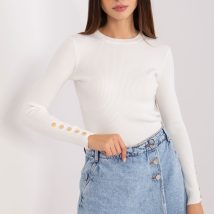 Sweter Damski Model PM-SW-PM685.39P Ecru – Factory Price