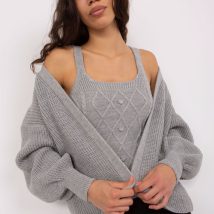 Sweter Komplet Model BA-KMPL-8019.20 Grey – Badu