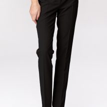 Czarne klasyczne spodnie damskie SD39 Black – Nife