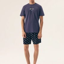 Piżama Męska Model Sake 42606 Dark Blue – Henderson