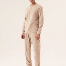 Piżama Męska Model Desert 42638-02X Beige – Henderson