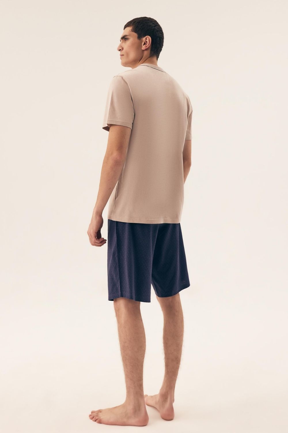 Piżama Męska Model Dreamber 42632-02X Beige/Blue - Henderson - obrazek 3