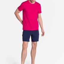 Piżama Męska Model Leaf 38872-43X Fuksja/Navy – Henderson