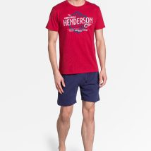 Piżama Męska Model Lars 38869-33X Red/Navy – Henderson