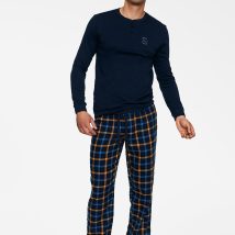 Piżama Męska Model Trade 40049-59X Navy – Henderson