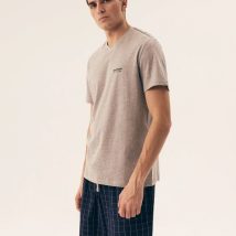 Piżama Męska Model Dorm 42618 Grey – Henderson