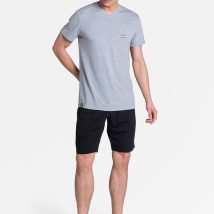 Piżama Męska Model Duty 38881-90X Grey/Black – Henderson