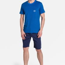 Piżama Męska Model Drake 38878-59X Navy – Henderson