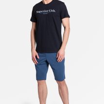 Piżama Męska Model Zed 38366-55X Blue/Grey – Henderson