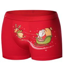 Bokserki Model Santas Sleigh 007/67 Red – Cornette