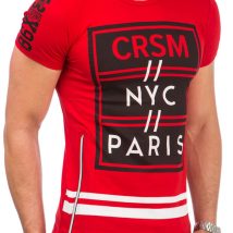 Tshirt Męski Model 17189 Red – YourNewStyle