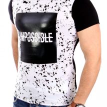 Tshirt Męski Model 17180 Black – YourNewStyle