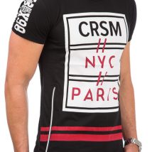 Tshirt Męski Model 17188 Black – YourNewStyle