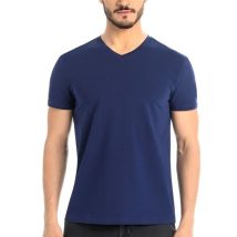 T-shirt Męski Model Dany V 1503 Navy – Teyli