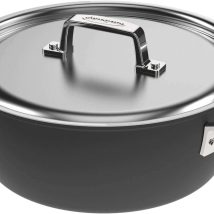 DEMEYERE BLACK 5 Patelnia głęboka 2H z pokrywką 24 cm