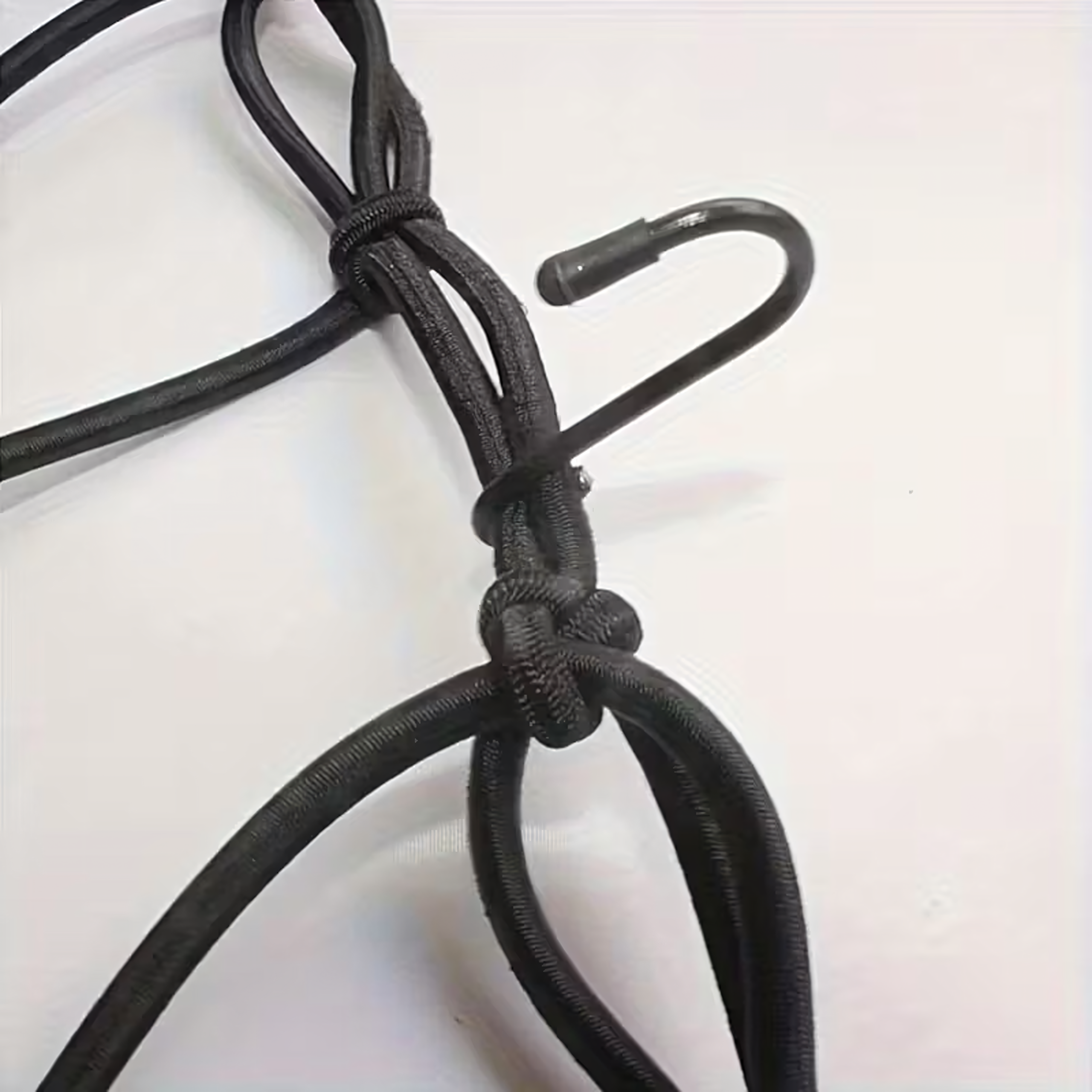 Siatka Guma Bagażowa na Kask Kufer Quad Motocyklowa Rowerowa Haki 30x30cm - obrazek 10