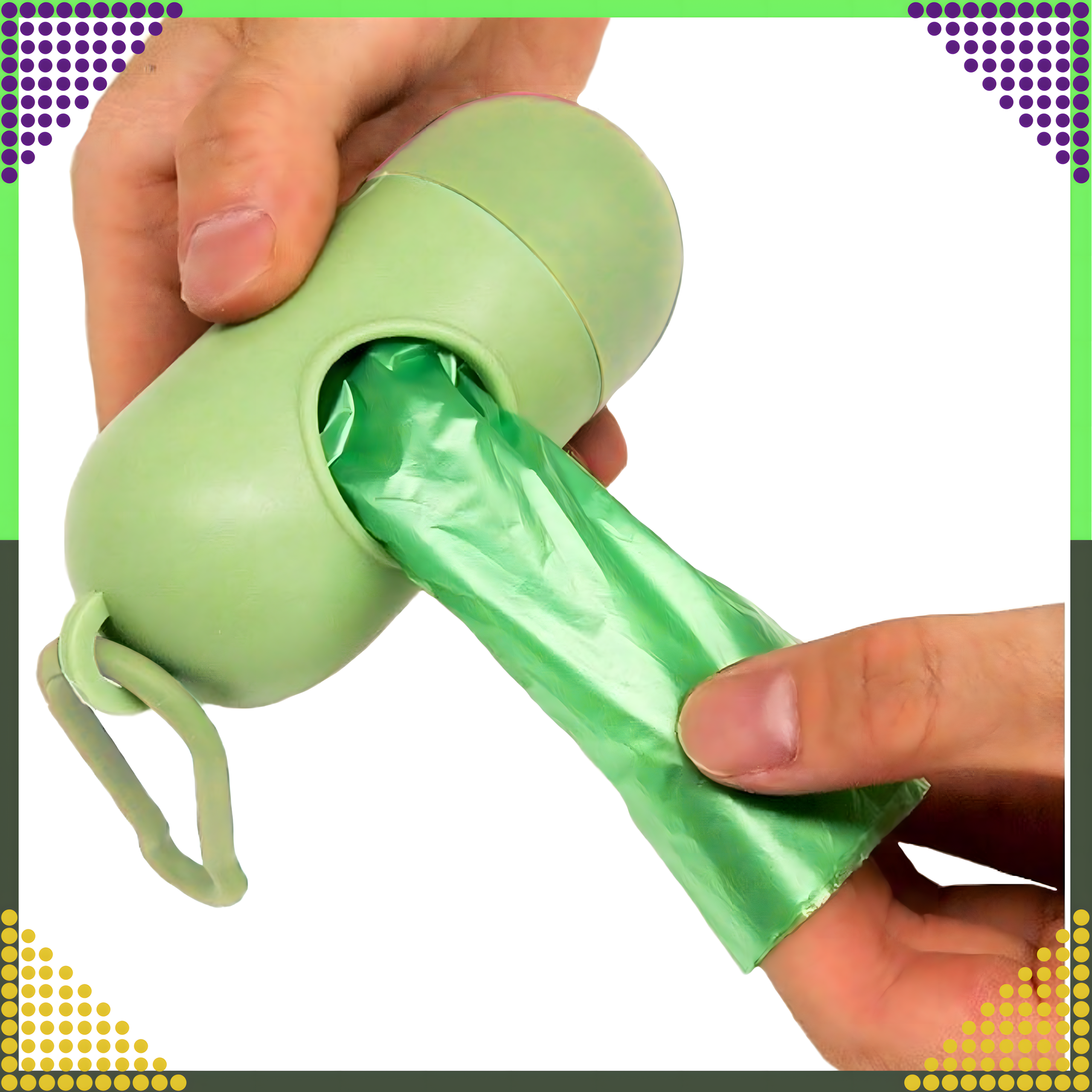 Etui Pojemnik Pudełko na Woreczki Worki na Psie Odchody Kupy Uniwersalne - obrazek 5