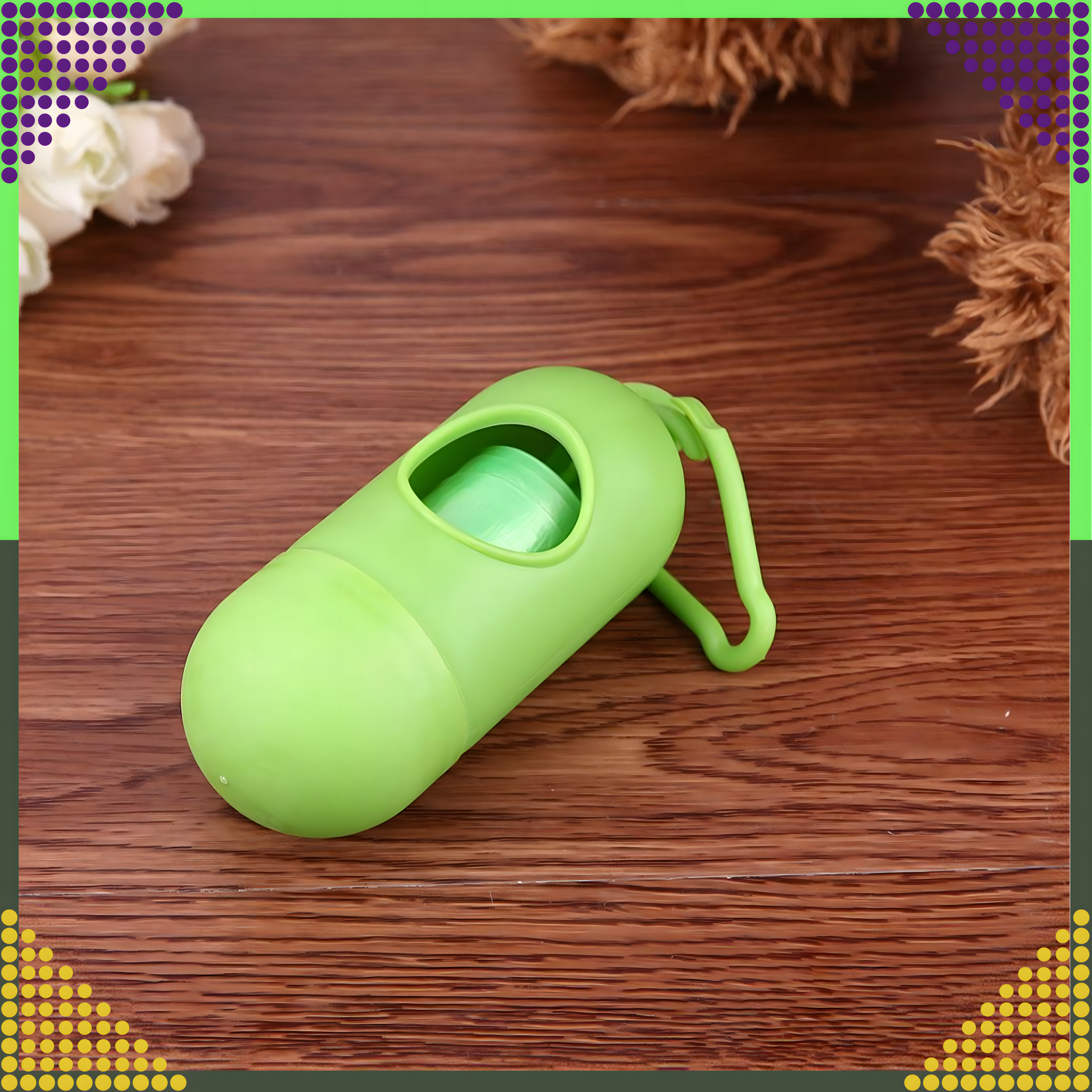 Etui Pojemnik Pudełko na Woreczki Worki na Psie Odchody Kupy Uniwersalne - obrazek 9