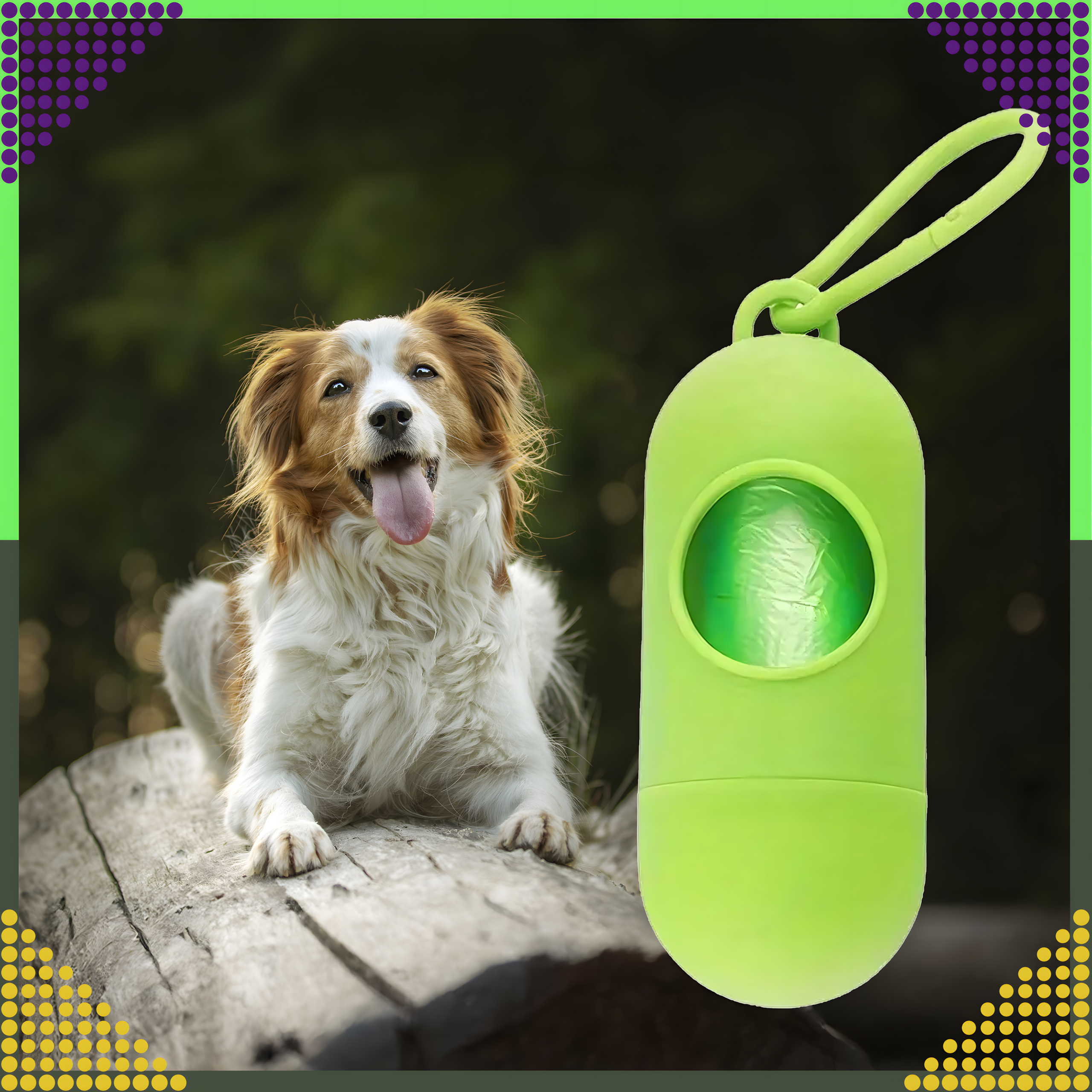 Etui Pojemnik Pudełko na Woreczki Worki na Psie Odchody Kupy Uniwersalne - obrazek 10