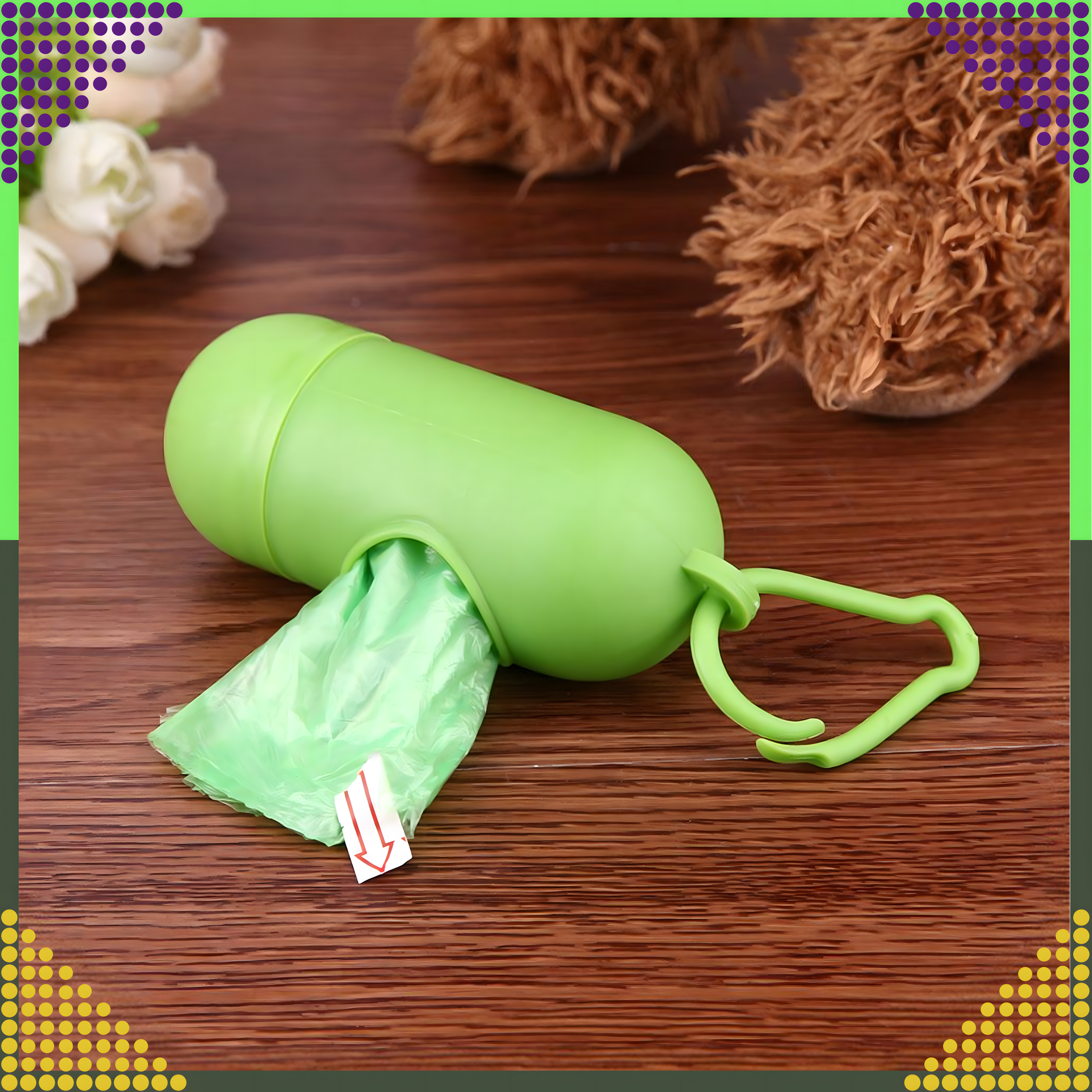 Etui Pojemnik Pudełko na Woreczki Worki na Psie Odchody Kupy Uniwersalne - obrazek 11