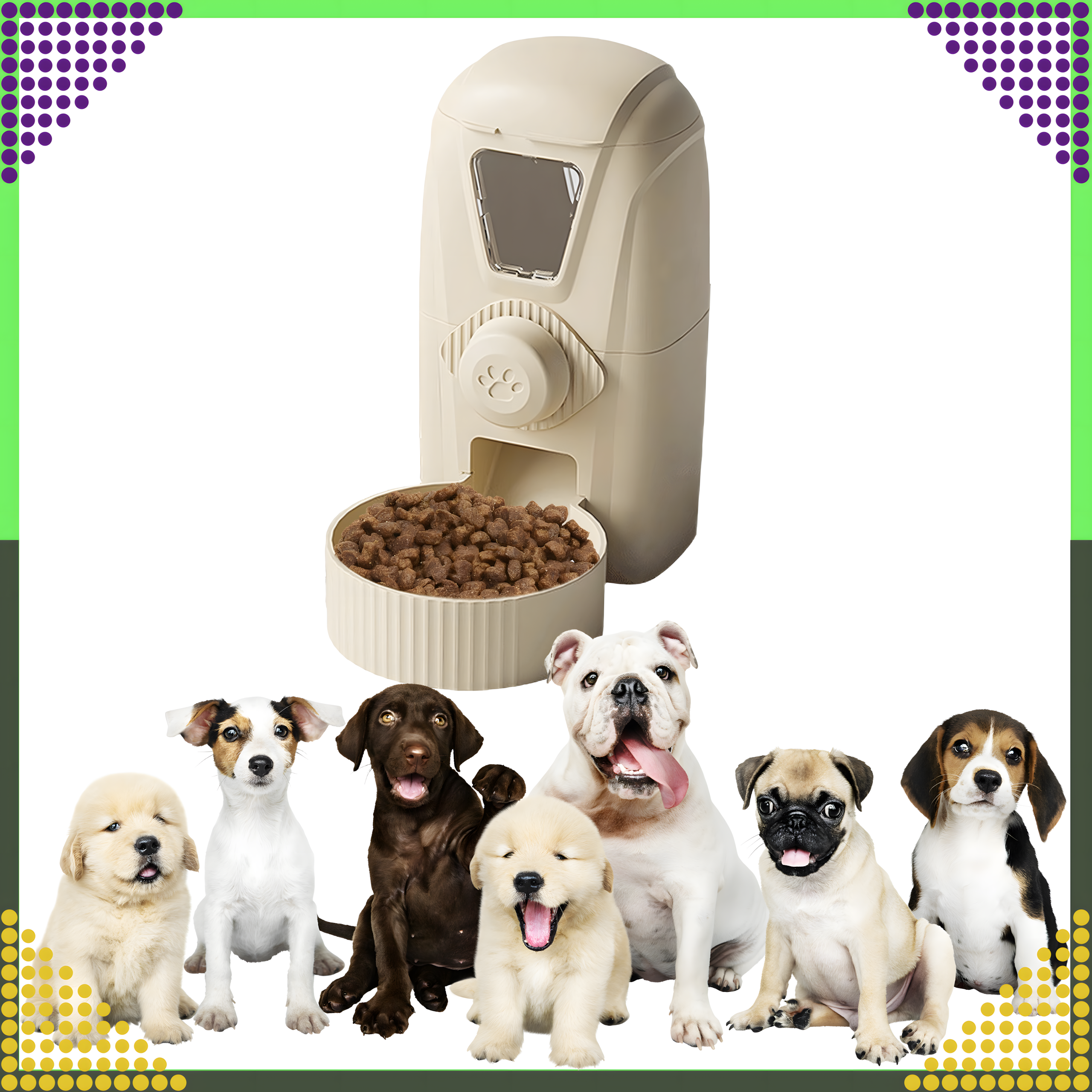 Automatyczny Dozownik Podajnik Karmy Wiszący Wody dla Królika PSa Kota 1L - obrazek 7