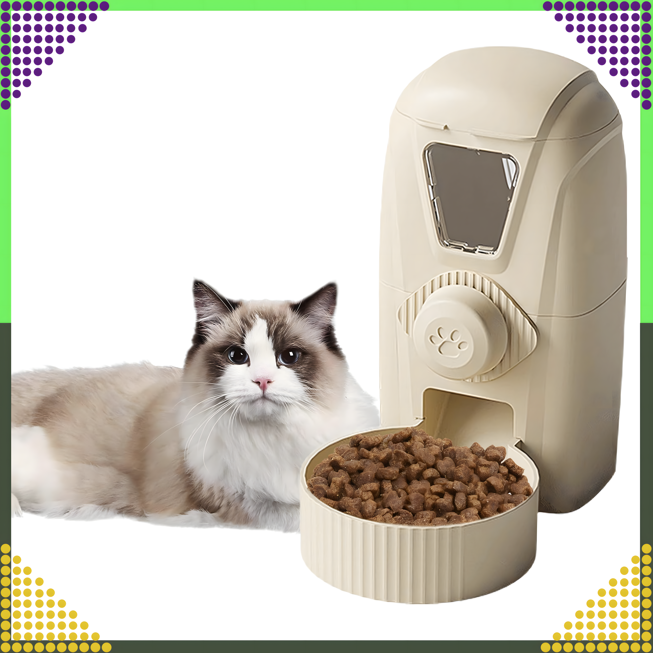 Automatyczny Dozownik Podajnik Karmy Wiszący Wody dla Królika PSa Kota 1L - obrazek 9