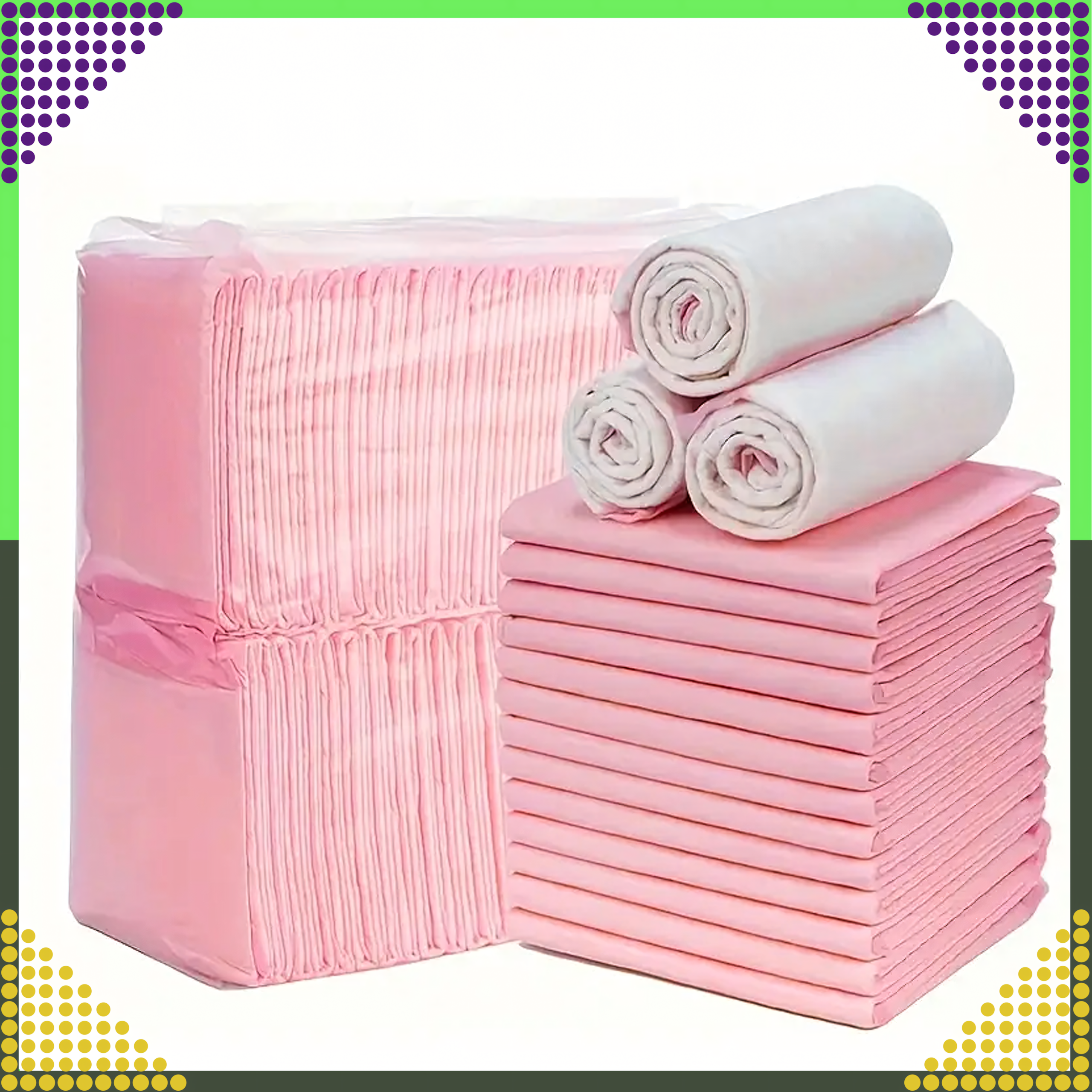 Podkłady Maty Higieniczne dla Psa Kota do Nauki Sikania 60x90cm Grube 50 szt