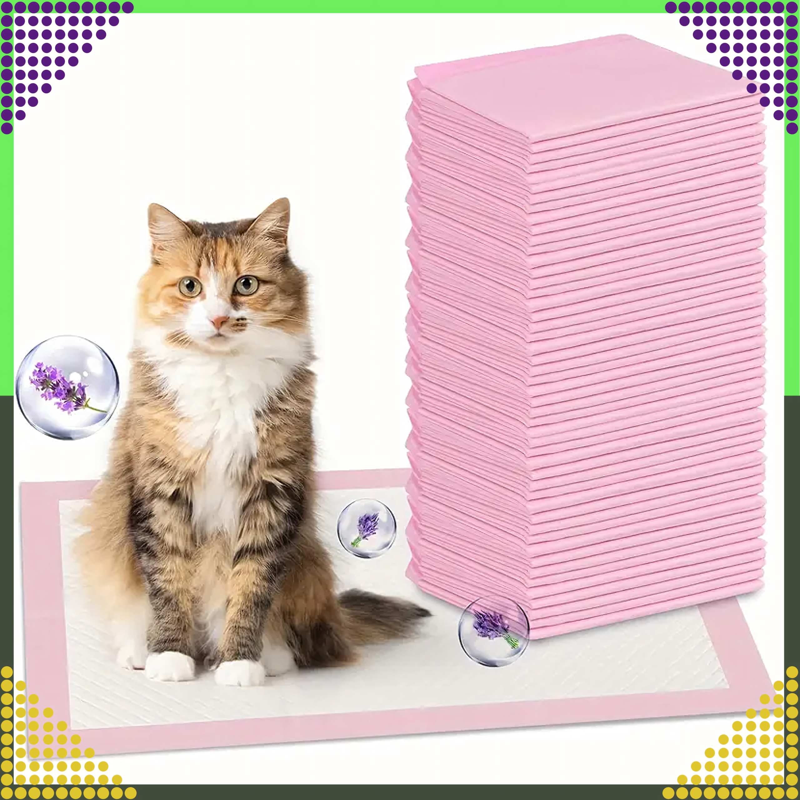 Podkłady Maty Higieniczne dla Psa Kota do Nauki Sikania 60x90cm Grube 50 szt - obrazek 3