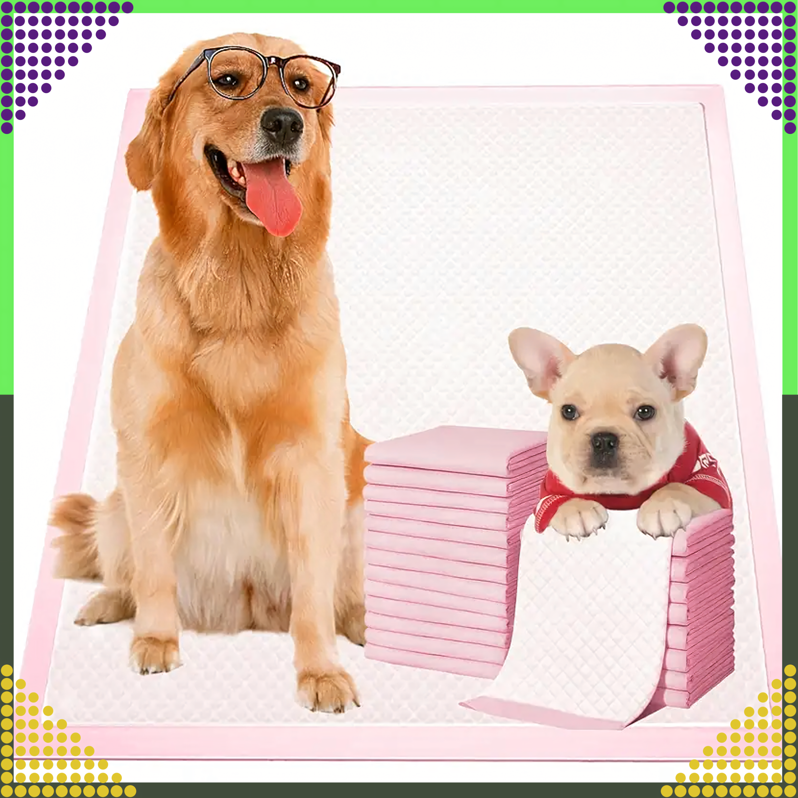 Podkłady Maty Higieniczne dla Psa Kota do Nauki Sikania 60x90cm Grube 50 szt - obrazek 4