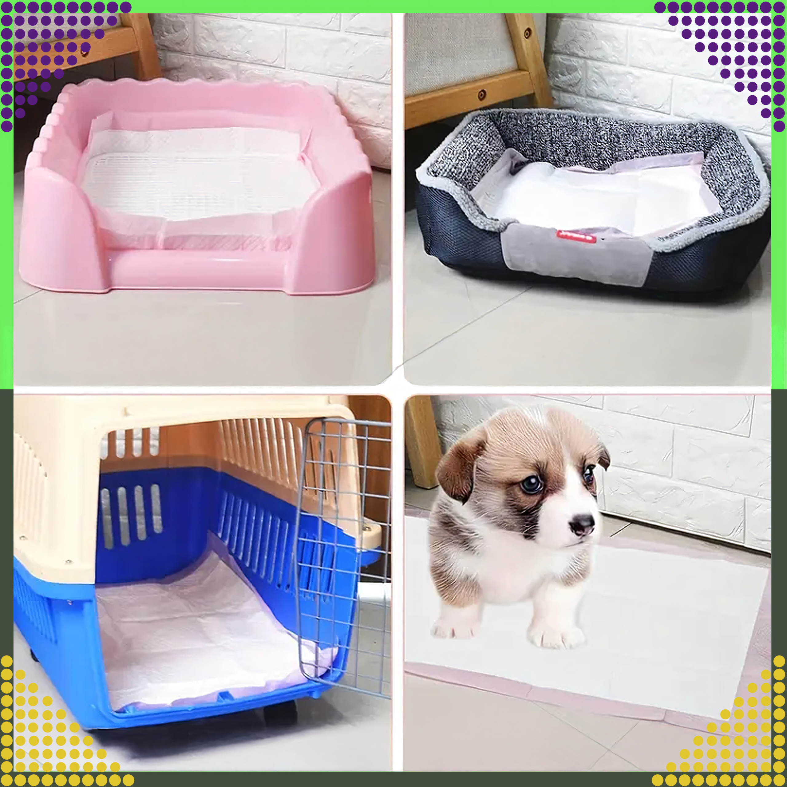 Podkłady Maty Higieniczne dla Psa Kota do Nauki Sikania 60x90cm Grube 50 szt - obrazek 5