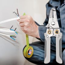 SZCZYPCE ŚCIĄGACZ DO ŚCIĄGANIA IZOLACJI KABLI ZACISKANIA KONEKTORÓW 0,8-3,2