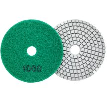 10x Tarcza Diamentowa Polerska 80mm do Szlifowania Gresu Płytek Na Rzep 1000