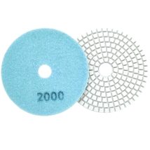 10x Tarcza Diamentowa Polerska 80mm do Szlifowania Gresu Płytek Na Rzep 2000